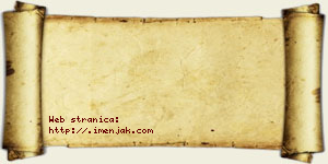 Kristina Vujanac vizit kartica